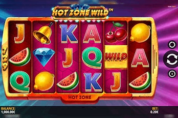 Hot Zone Wild Slot Game Screenshot Image