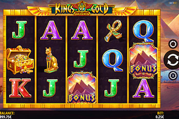 Kings of Gold Hold & Win Slot Game Screenshot Image