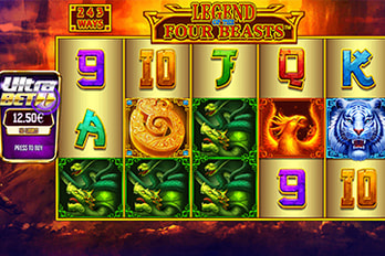 Legend of the Four Beasts Slot Game Screenshot Image