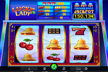 Lucky Lady Slot Game Screenshot Image