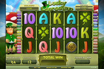 Lucky Leprechaun Slot Game Screenshot Image