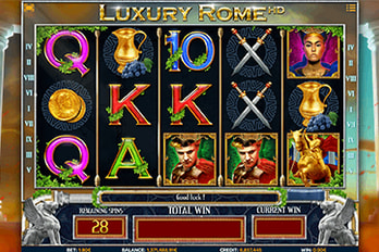 Luxury Rome HD Slot Game Screenshot Image
