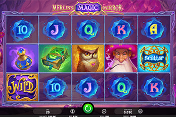 Merlin'S Magic Mirror Slot Game Screenshot Image