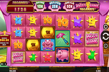 Piggy Bank Megaways Slot Game Screenshot Image