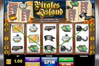 Pirates Island Slot Game Screenshot Image