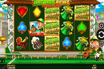 Racetrack Riches Megaboard Slot Game Screenshot Image