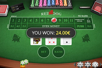 Red Dog Table Game Screenshot Image