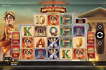 Republic Empire Hold and Wins Slot Game Screenshot