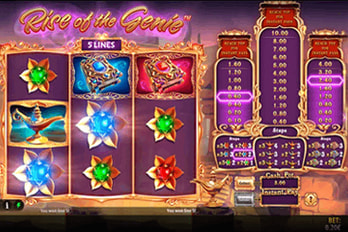 Rise of the Genie Slot Game Screenshot Image