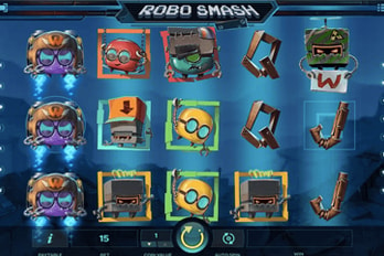 Robo Smash Christmas Slot Game Screenshot Image