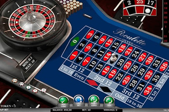 iSoftBet Roulette Silver Table Game Screenshot Image