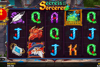 Secrets of the Sorcerer Slot Game Screenshot Image