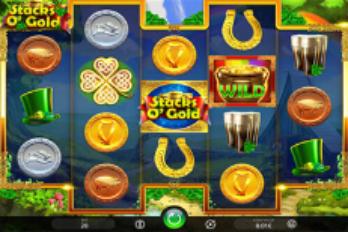 iSoftBet Stacks O' Gold Slot Game Screenshot Image