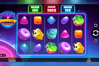  Stars n' Sweets Hold & Win Slot Game Screenshot Image