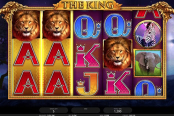 iSoftBet The King Slot Game Screenshot Image