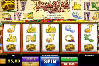 Treasure Chest Slot Game Screenshot Image