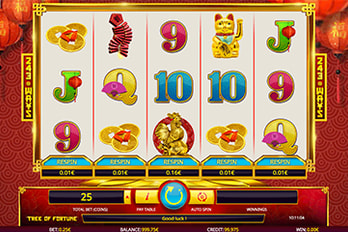 Tree of Fortune Slot Game Screenshot Image
