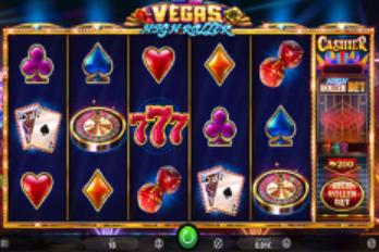 iSoftBet Vegas High Roller Slot Game Screenshot Image