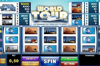 World Tour Slot Game Screenshot Image