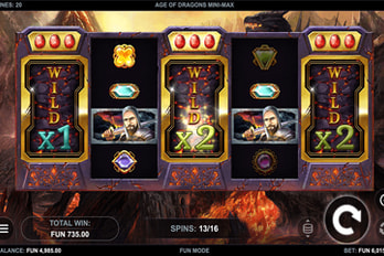 Age of Dragons: Mini-Max Slot Game Screenshot Image