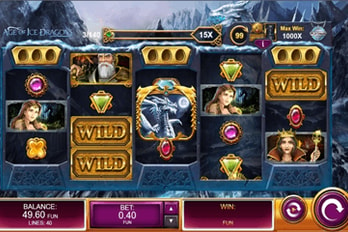 Age of Ice Dragons Slot Game Screenshot Image