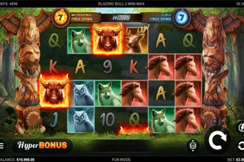 Blazing Bull 2: Mini-Max Slot Game Screenshot Image