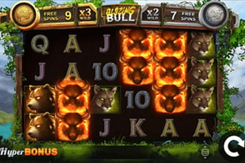 Blazing Bull Slot Game Screenshot Image