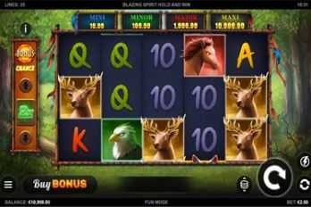 Blazing Spirit: Hold and Win Slot Game Screenshot Image
