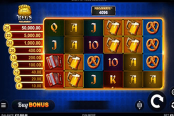Cashpot Kegs Megaways Slot Game Screenshot Image