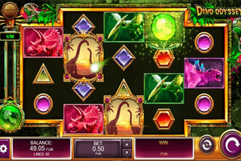 Dino Odyssey Slot Game Screenshot Image