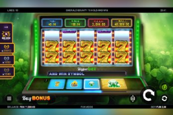 Emerald Bounty 7s: Hold and Win Slot Game Screenshot Image