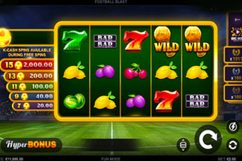Football Blast Slot Game Screenshot Image