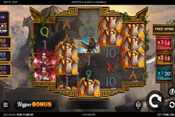 Griffin's Quest: Gamble Feature Slot Game Screenshot Image