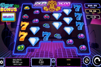 Joker 3600 Slot Game Screenshot Image