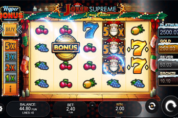 Joker Supreme: X-mas Edition Slot Game Screenshot Image