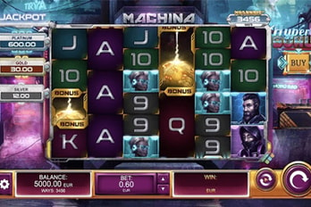 Machina Megaways Slot Game Screenshot Image
