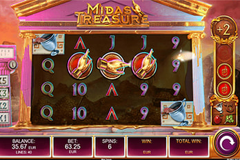 Midas Treasure Slot Game Screenshot Image