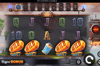 Sky Hunters: Gamble Feature Slot Game Screenshot Image