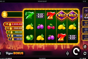 Vegas Blast Slot Game Screenshot Image