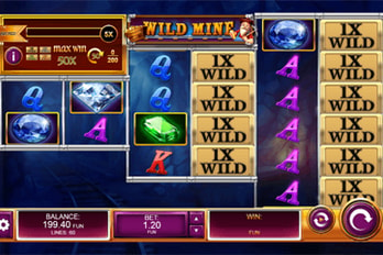 Wild Mine Slot Game Screenshot Image