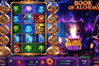 Alchemy Book Slot Game Screenshot Image