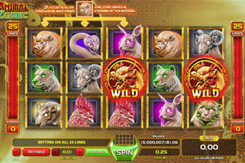 Animal Zodiac Slot Game Screenshot Image