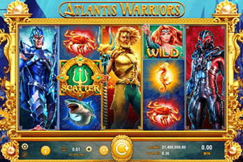Atlantis Warrior Slot Game Screenshot Image