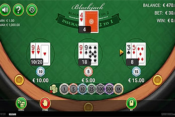 Blackjack Table Game Screenshot Image