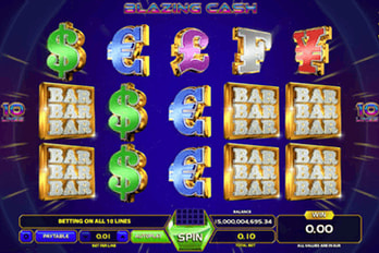 Blazing Cash Slot Game Screenshot Image