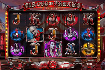 Circus of Freaks Slot Game Screenshot Image