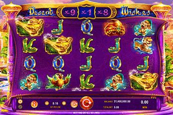 Desert Wishes Slot Game Screenshot Image