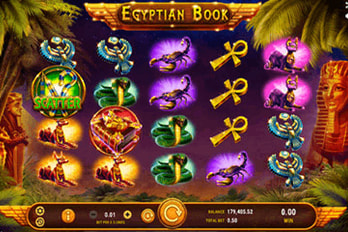 Egyptian Book Slot Game Screenshot Image