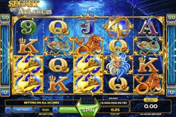 Secret of Atlantis Slot Game Screenshot Image
