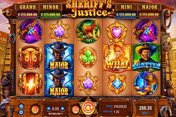 Sheriff's Justice Slot Game Screenshot Image